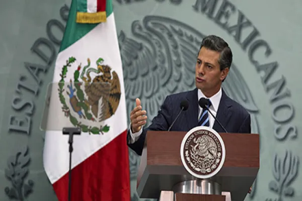 President Enrique Pena Nieto Signs Financial Reform Bill