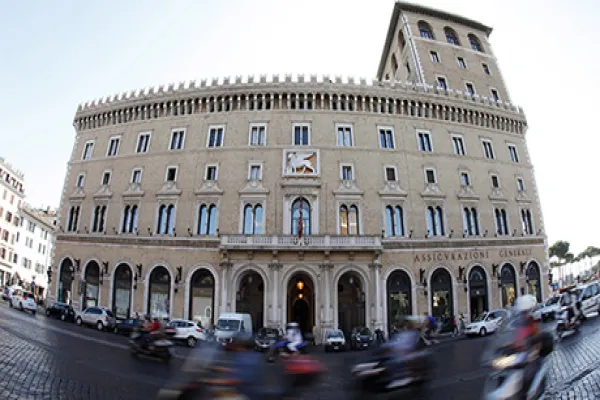 Assicurazioni Generali SpA's Rome Headquaters as Moody's Cut Rating