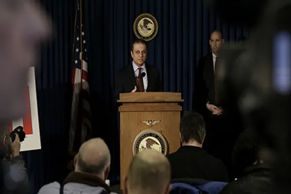 U.S. Attorney Preet Bharara Charges 3 With Bribery Involving New York State Pension Fund