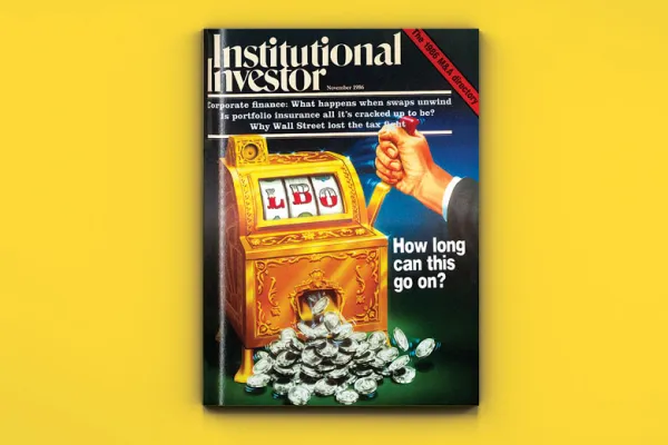 Institutional Investor’s 1986 cover
