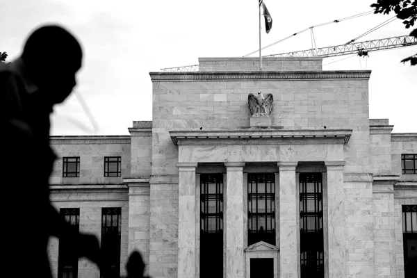 The Federal Reserve building (Andrew Harrer/Bloomberg)