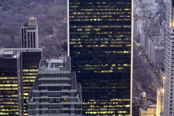 Sculptor Capital headquarters in New York. (Andrew Harrer/Bloomberg)