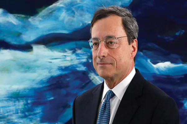 Angela Merkel Meets Italy's Central Bank Governor Mario Draghi