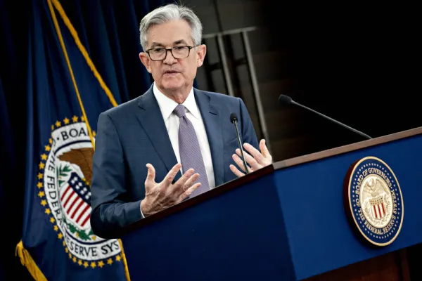 Jerome Powell, chairman of the U.S. Federal Reserve. (Andrew Harrer/Bloomberg)