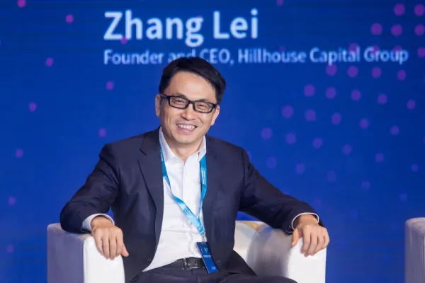 Zhang Lei, chairman and chief executive officer of Hillhouse Capital Management (Paul Yeung/Bloomberg)