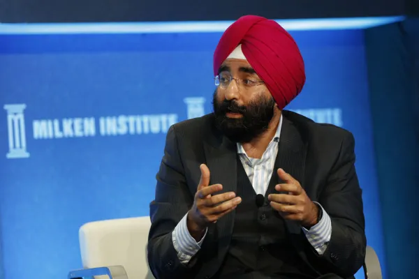 Jagdeep Bachher, chief investment officer and vice president of investments for the University of California. (Patrick T. Fallon/Bloomberg)