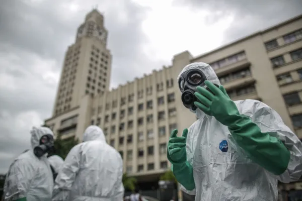 Brazil's Marine Corps soldiers in downtown Rio de Janeiro, Brazil. (Andre Coelho/Bloomberg)