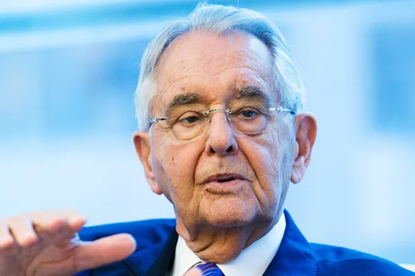 Peter “Pete” Peterson, co-founder of Blackstone Group (Jonathan Fickies/Bloomberg)