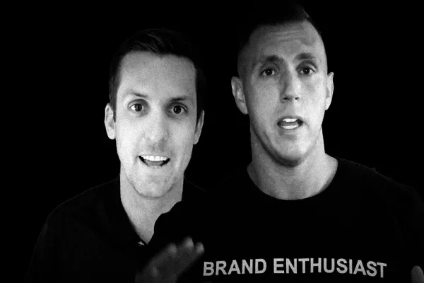 Taylor Schulte and Justin Castelli. (via YouTube)