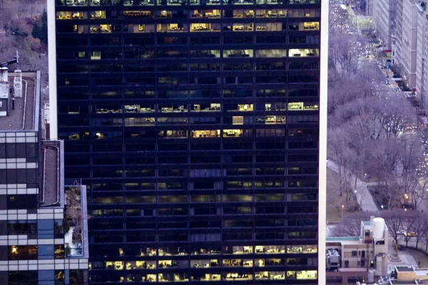 Sculptor headquarters at 9 West 57th Street. (Andrew Harrer/Bloomberg)