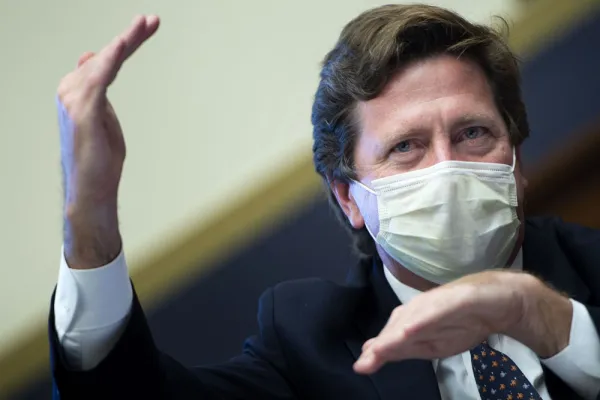 Jay Clayton, chairman of the U.S. Securities and Exchange Commission. (Brendan Smialowski/AFP/Bloomberg)