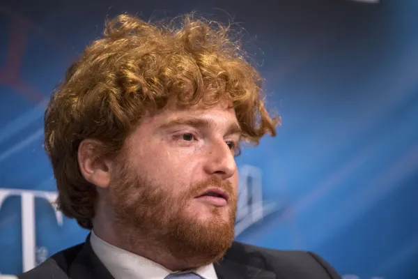 Zachary Squire, co-founder of Tekmerion Capital Management. (David Paul Morris/Bloomberg)