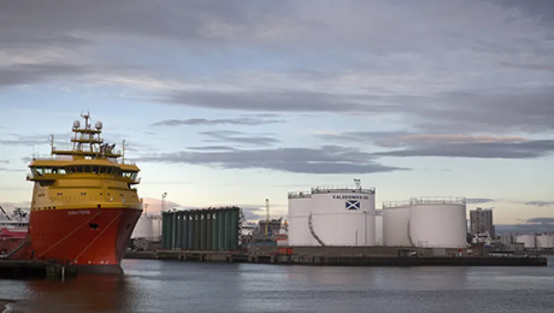 Port And Shipping Operations At The Scottish Oil Town