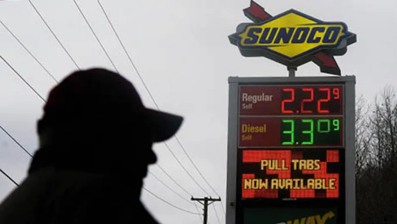 A Sunoco Inc. Fueling Station As Gas Is Surprise Holiday Gift For U.S. Consumers This Year