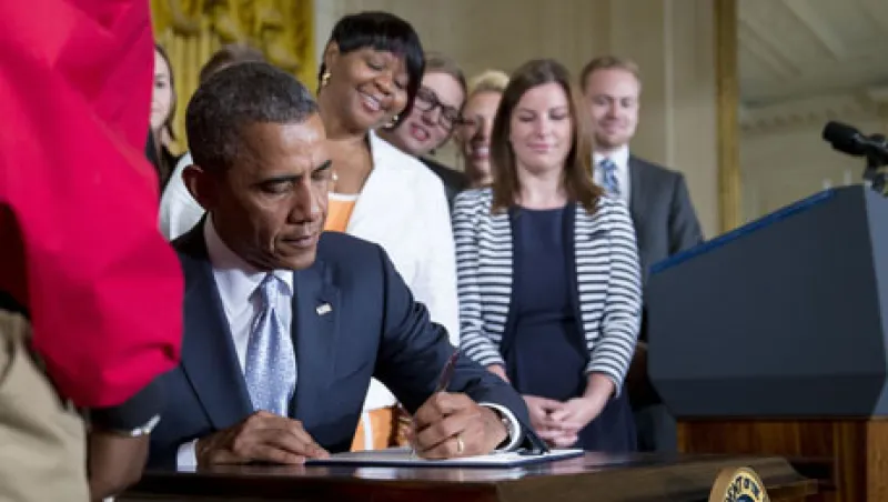 President Obama Signs Memorandum On Reducing Burden Of Student Loan Debt