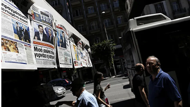 Greek Retail Economy As Deal Terms Rejected