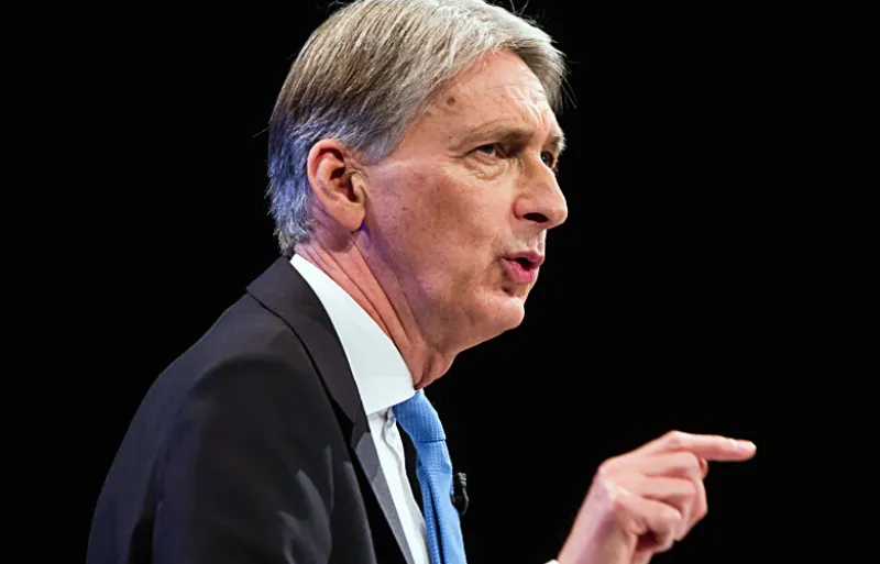 Philip Hammond, U.K. chancellor of the exchequer (photographer: Matthew Lloyd/Bloomberg).