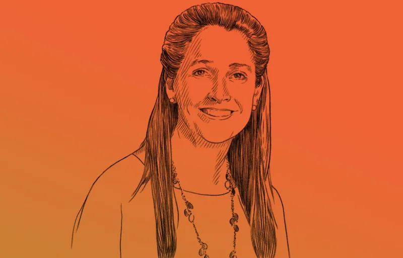 Ana Marshall, CIO of the 9.5 billion William and Flora Hewlett Foundation (Illustration by Anje Jager).