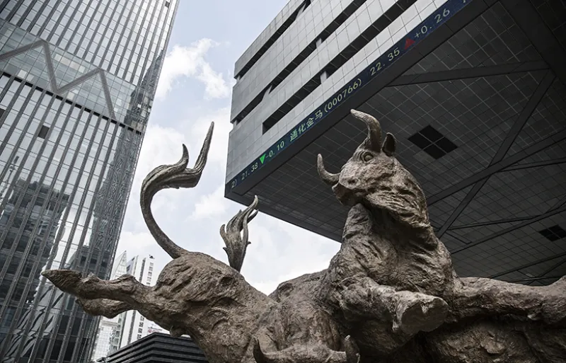 Shenzhen Stock Exchange (Qilai Shen/Bloomberg)