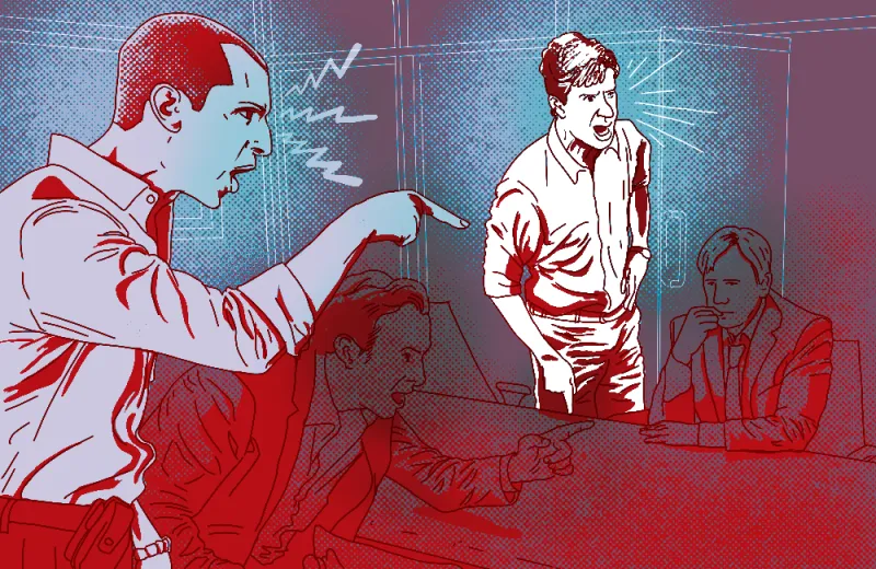 Seawolf founders Vincent Daniel and Porter Collins, as portrayed in the 2015 film “The Big Short” (Illustration by II)