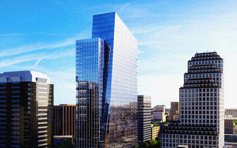 A rendering of 200 W. 6th St. in Austin, Texas. (Pagethink)