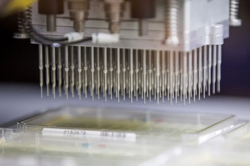 A Ginkgo Bioworks facility in Boston. (Scott Eisen/Bloomberg)
