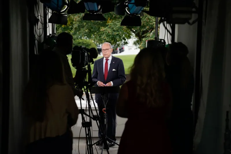Larry Kudlow, the director of the National Economic Council. (Erin Scott/Bloomberg)