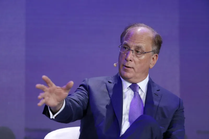 Larry Fink (Justin Chin/Bloomberg)