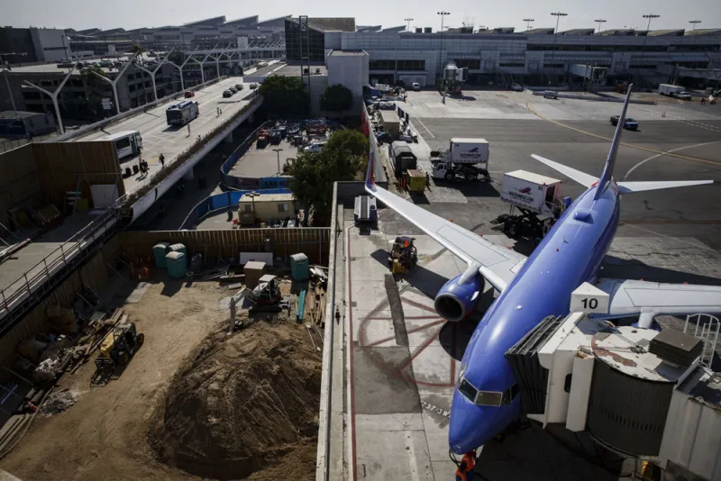 Los Angeles International airport. (Patrick T. Fallon/Bloomberg)