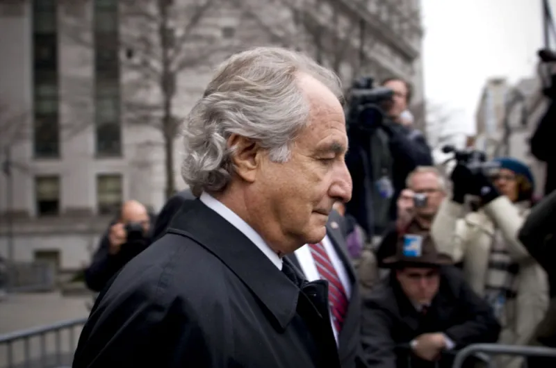 Bernard Madoff, in 2009 leaving federal court in New York. (Jin Lee/Bloomberg)