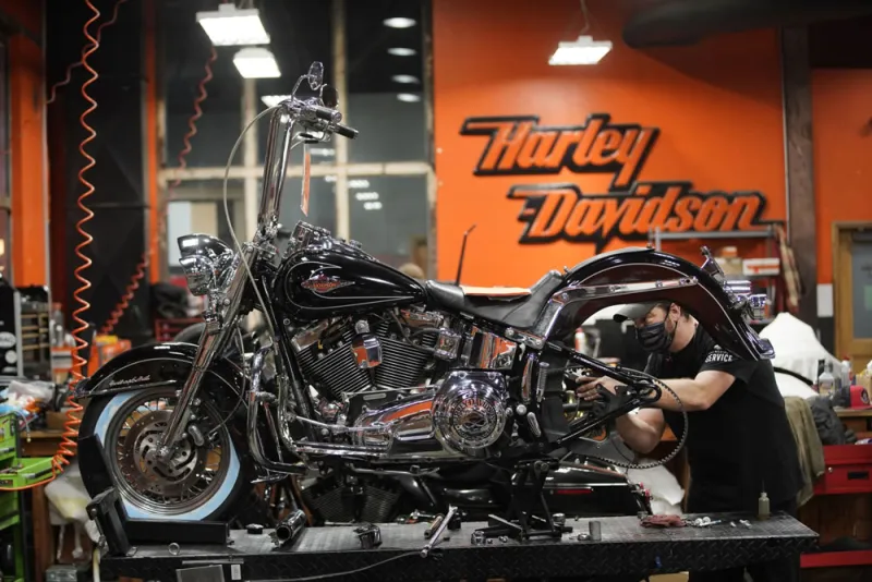 Harley-Davidson has been Impala's largest U.S. long since the second quarter of 2020. (George Frey/Bloomberg)