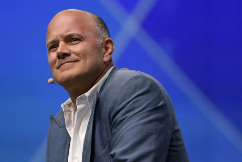Mike Novogratz, founder and CEO of Galaxy Digital. (Joe Buglewicz/Bloomberg)