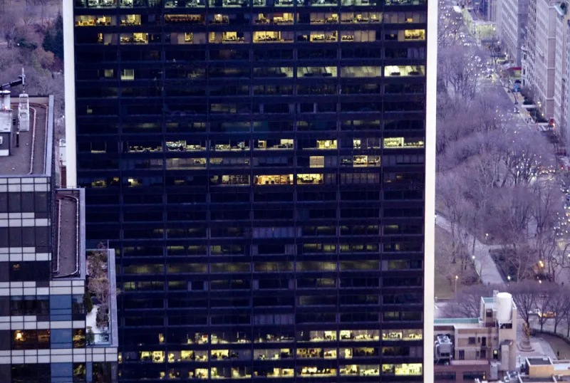 Sculptor Capital headquarters in New York. (Andrew Harrer/Bloomberg)