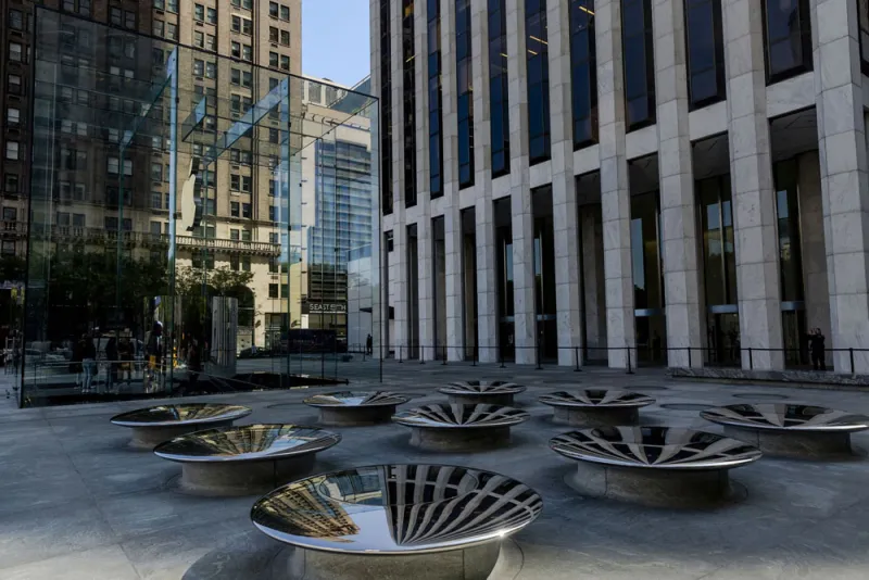 Outside Skye Global offices in New York. (Mark Abramson/Bloomberg)