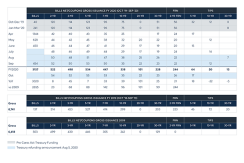 Treasury Issuance Table